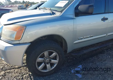 2008 Nissan Titan Se из США, поврежденный, VIN 1N6BA07G68N301182